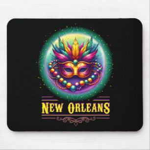 Cly New Orleans Bourbon Street Cool Fun Nola Mardi Mousepad