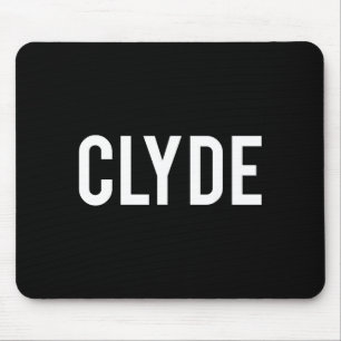 Clyde - Cooles neues lustiges Namens Fan-Geschenk Mousepad