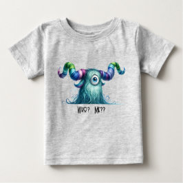 Clyde - Ein mit Augen besorgtes Monster - Kundensp Baby T-shirt