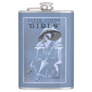 Clyde Fitchs größte Komödie, "Girls" Theatre Flachmann