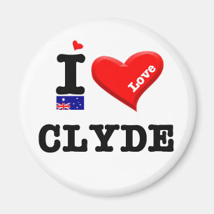 CLYDE - I-Liebe Magnet