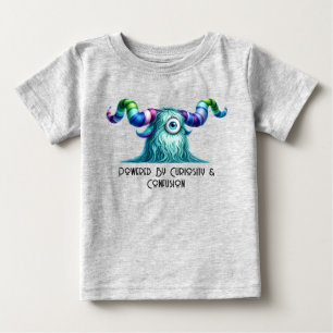 Clyde - neugieriges einäugiges Monster Baby T-shirt