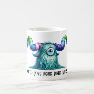 Clyde - neugieriges einäugiges Monster Kaffeetasse