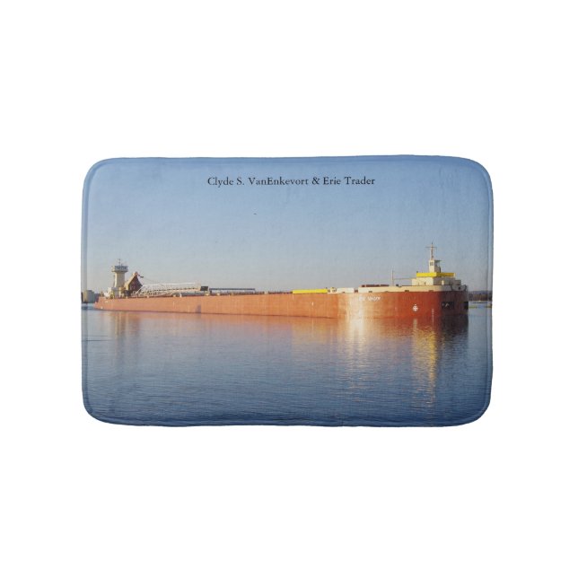 Clyde S. VanEnkevort & Erie Trader Bath Mat Badematte (Vorderseite)