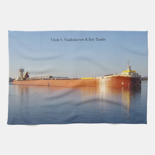 Clyde S. VanEnkevort & Erie Trader Küchentücher (Horizontal)
