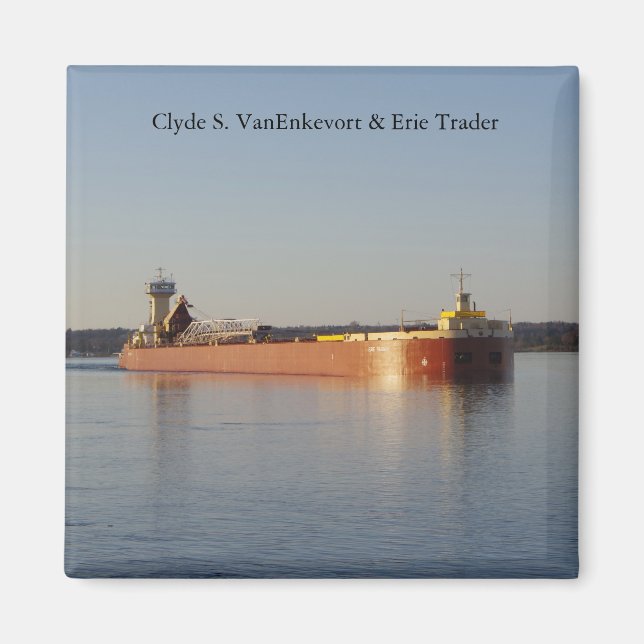 Clyde S. VanEnkevort & Erie Trader Magnet (Vorne)