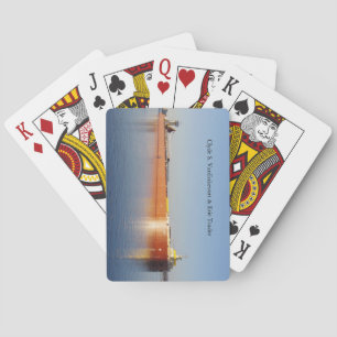 Clyde S. VanEnkevort & Erie Trader spielen Karten Spielkarten