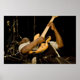 "Clyde" Spiel-elektrischer Bass-Druck Poster