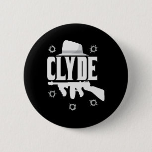 Clyde und Bonnie Halloween Matchaos Costum Button