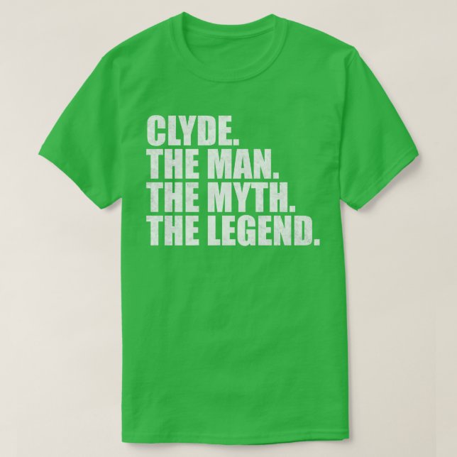 ClydeClyde Name Clyde Vorname T-Shirt (Design vorne)