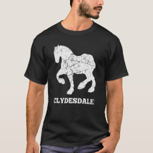 Clydesdale Clydesdale Reiter Riesige Füße Pferd 2 T-Shirt