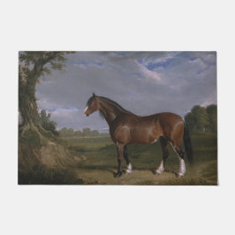 Clydesdale Hengst (Vollblutpferd) (Tier) Fußmatte