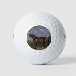 Clydesdale Hengst (Vollblutpferd) (Tier) Golfball