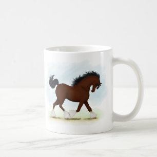 Clydesdale Pferd Kaffeetasse