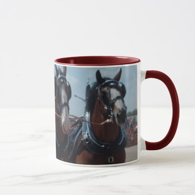 Clydesdale Pferdeteam-Tasse Tasse (Rechts)