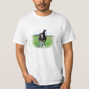 Clydesdale und Stutenfohlen T-Shirt