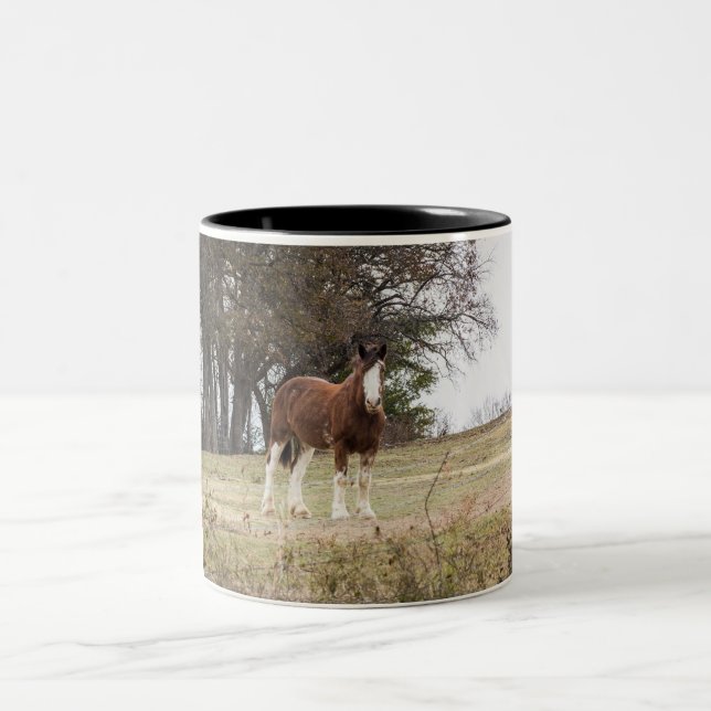 Clydesdale Zweifarbige Tasse (Mittel)