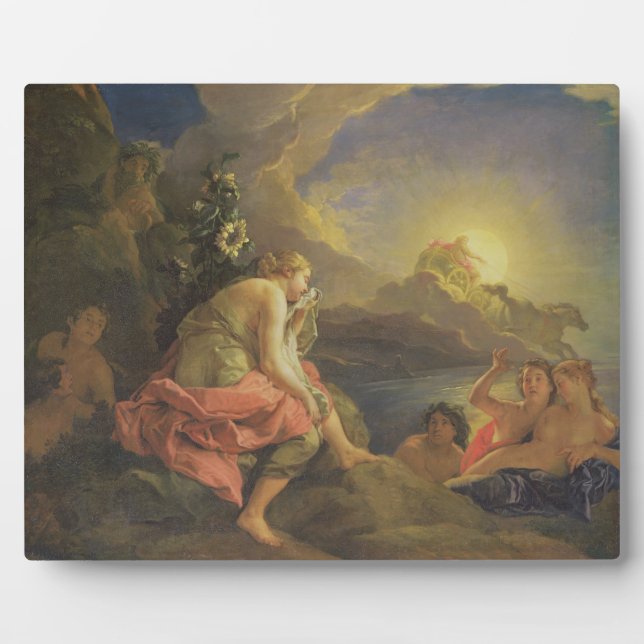 Clytie verwandelt in eine Sonnenblume, 1688 Fotoplatte (Vorderseite)