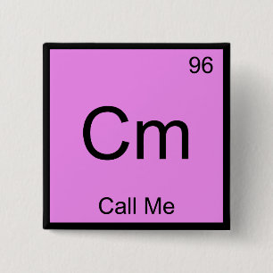 Cm - Call Me Chemistry Element Symbol Telefon T Button