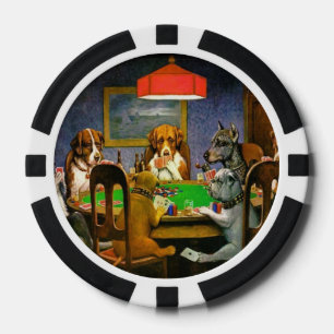 CM Coolidge Hunde Haustiere Poker Karten Humor Sch Pokerchips