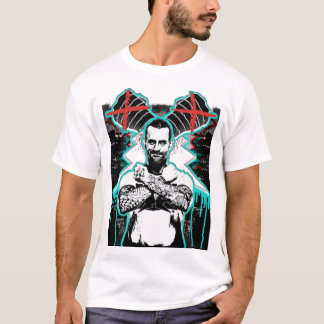 Cm Punk T-ShirtCM PUNK ''X'' (BADART) T-Shirt