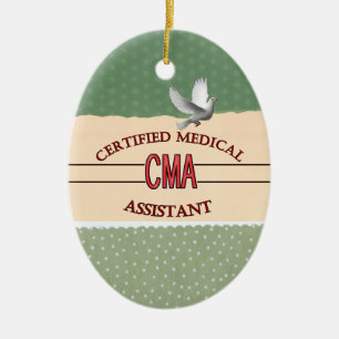 CMA bestätigte Assistenzarzt LOGO Keramikornament