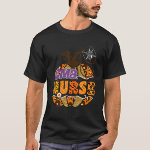 Cma Krankenpfleger Stethoskop Halloween Kürbis Leo T-Shirt