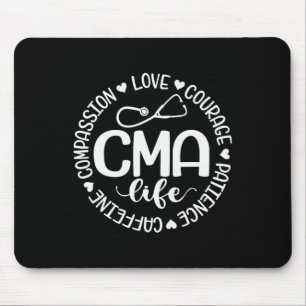 Cma Life Nurse Life Coffein Liebe Courage Patient Mousepad