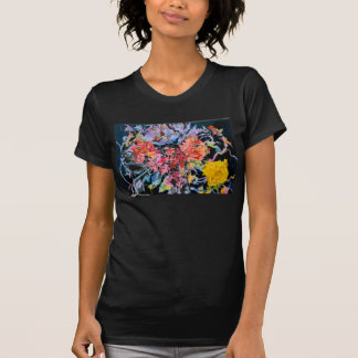 CMCarlson Blumen und Samt-T-Shirt T-Shirt