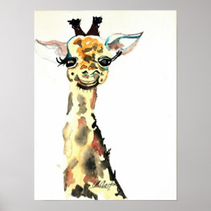 CMCarlson Niedlich Giraffe-Poster Poster