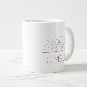 CMEC Jumbo Tasse - 20 oz, weiß mit grau