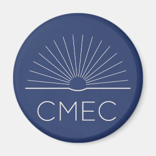 CMEC-Kühlschrankmagnet - Marine mit weißem Logo Magnet