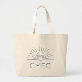 CMEC Tote Bag - Jumbo, natürlich mit Marinemodell Jumbo Stoffbeutel