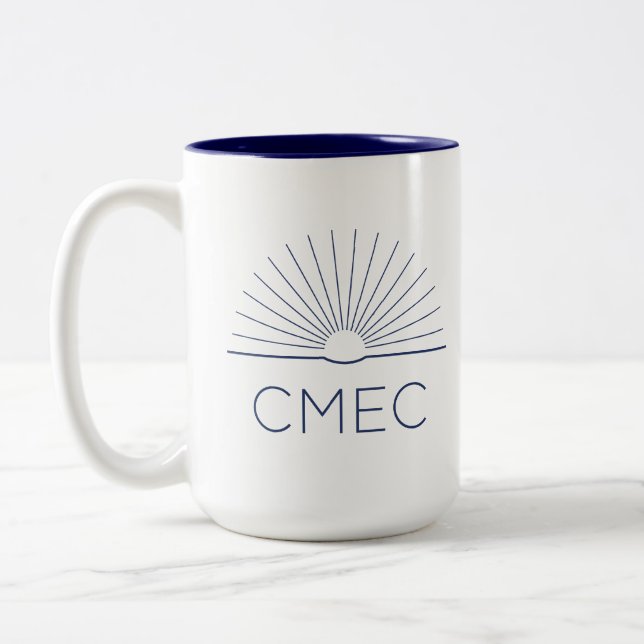 CMEC Zwei-Tönige Tasse - 15 oz, Marinemodell und I (Links)