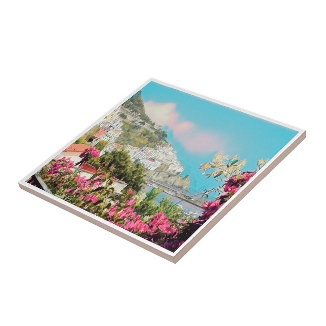 CMP004 AMALFI, Campania, Italy, Fliese (Seite)