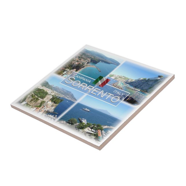 CMP018 SORRENTO, Kampanien, Italien Fliese (Seite)