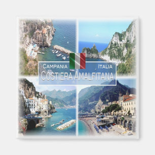 CMP025 AMALFI COAST, Kampanien, Italien, Kühlschra Magnet