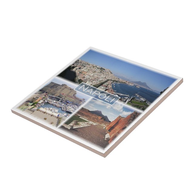 CMP030 NAPLES, MOUNT VESUVIUS, Italien, Fliese (Seite)