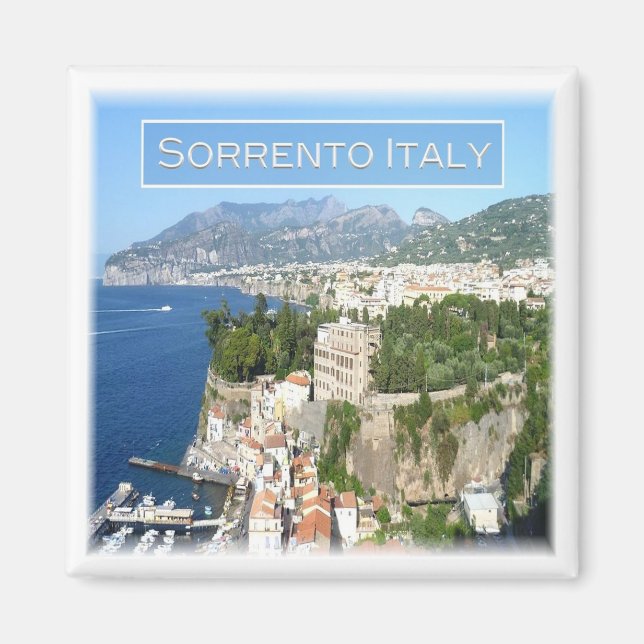 CMP031 SORRENTO, AMALFI COAST, Italien, Kühlschran Magnet (Vorne)