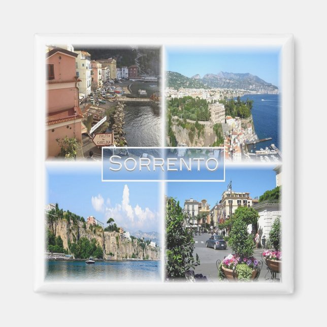 CMP032 SORRENTO - AMALFI COAST - Italy - Fridge Magnet (Vorne)
