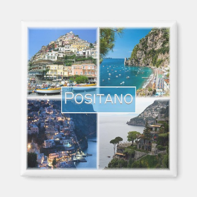 CMP033 POSITANO - AMALFI COAST - Italien - Kühlsch Magnet (Vorne)