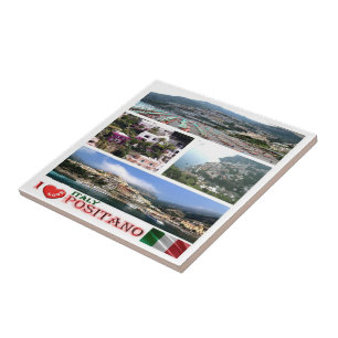 CMP036 POSITANO, I Liebe, Mosaik, Fliese