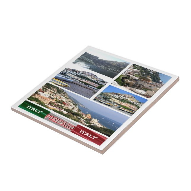 CMP037 POSITANO, Mosaik, Kampanien Fliese (Seite)