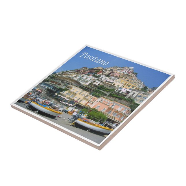 CMP041 POSITANO, AMALFI COAST, Italien, Fliese (Seite)