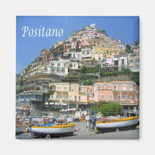 CMP041 POSITANO, AMALFI COAST, Italien, Kühlschran Magnet