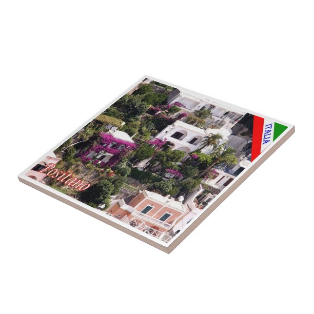 CMP043 POSITANO, AMALFI COAST, Italien, Fliese (Seite)