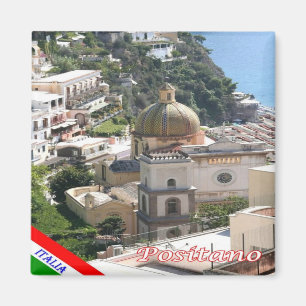 CMP046 POSITANO, AMALFI COAST, Italien, Kühlschran Magnet