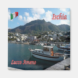 CMP071 ISCHIA, LACCO AMENO, Italien, Kühlschrank Magnet