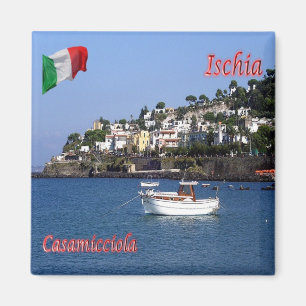 CMP087 ISCHIA, Casamicciola, Italien Kühlschrank Magnet