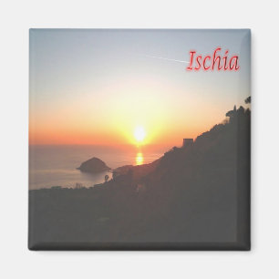 CMP091 ISCHIA - Barano - Kampanien - Italien - Küh Magnet